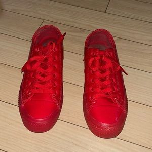 Casino Red ALL STAR Converse. Size 4.5 Men, Size 6.5 Women.